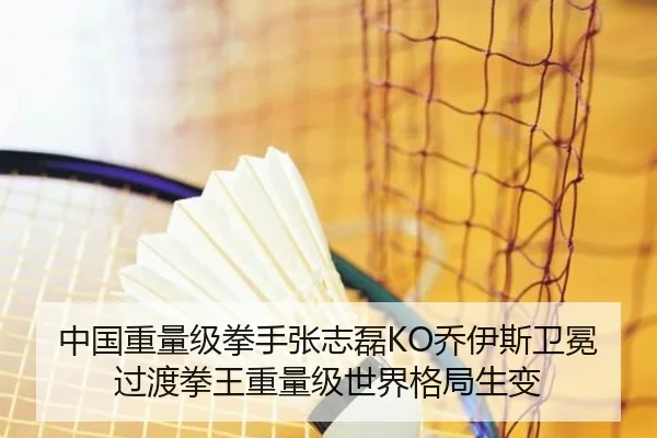 中国重量级拳手张志磊KO乔伊斯卫冕过渡拳王重量级世界格局生变